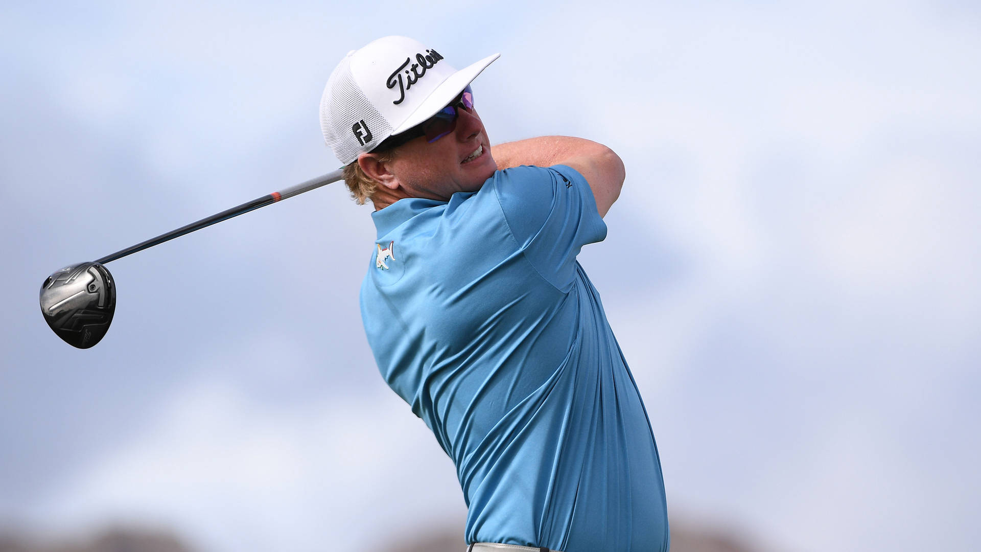 Charley Hoffman And Cloudy Sky Background