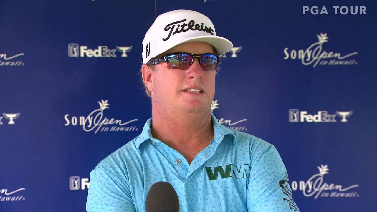 Charley Hoffman During An Interview Background