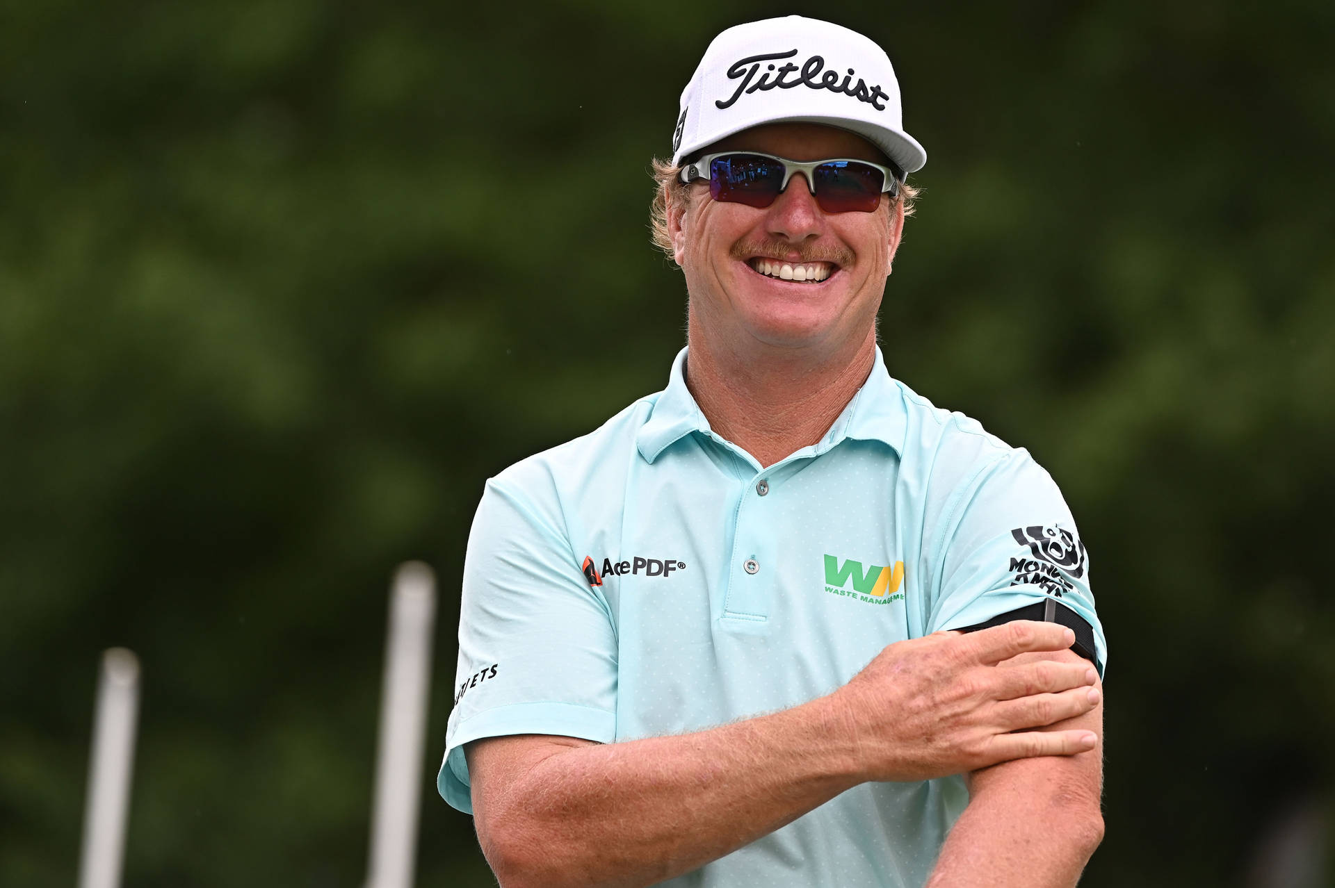 Charley Hoffman Looks Happy Background