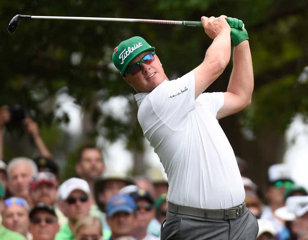 Charley Hoffman Swinging His Golf Club Background