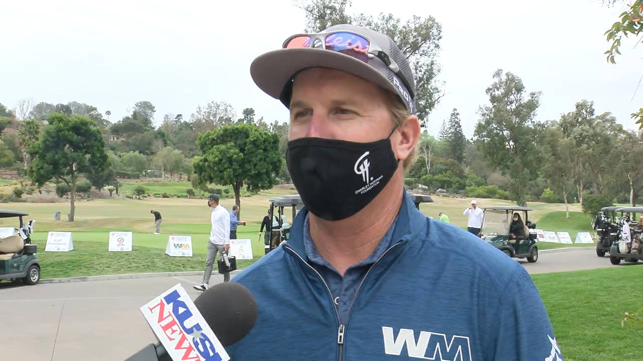 Charley Hoffman Wearing Black Mask Background