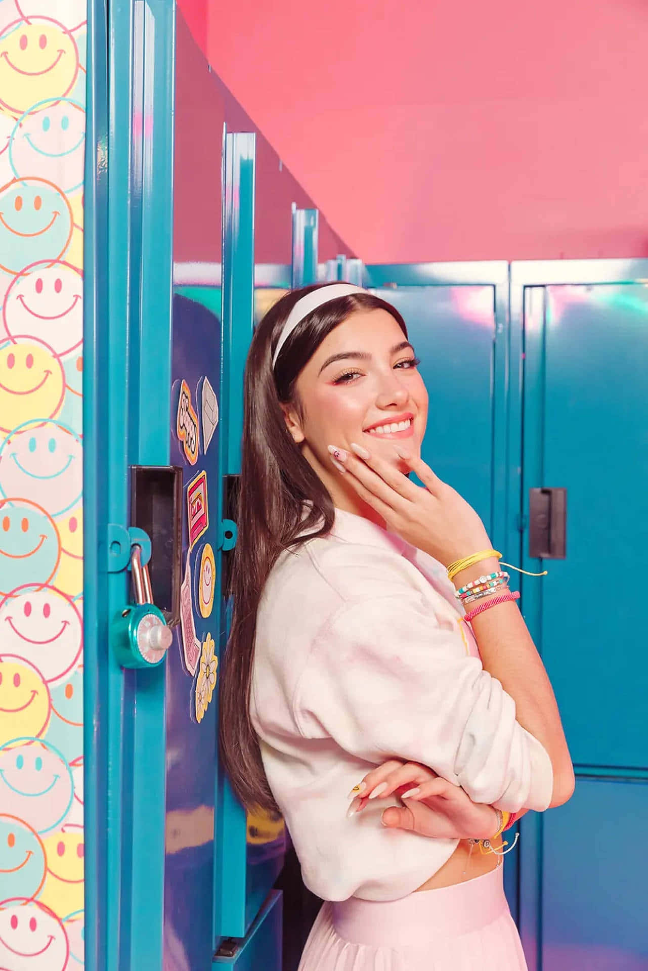 Charli And Addison Other Half In The Locker Background