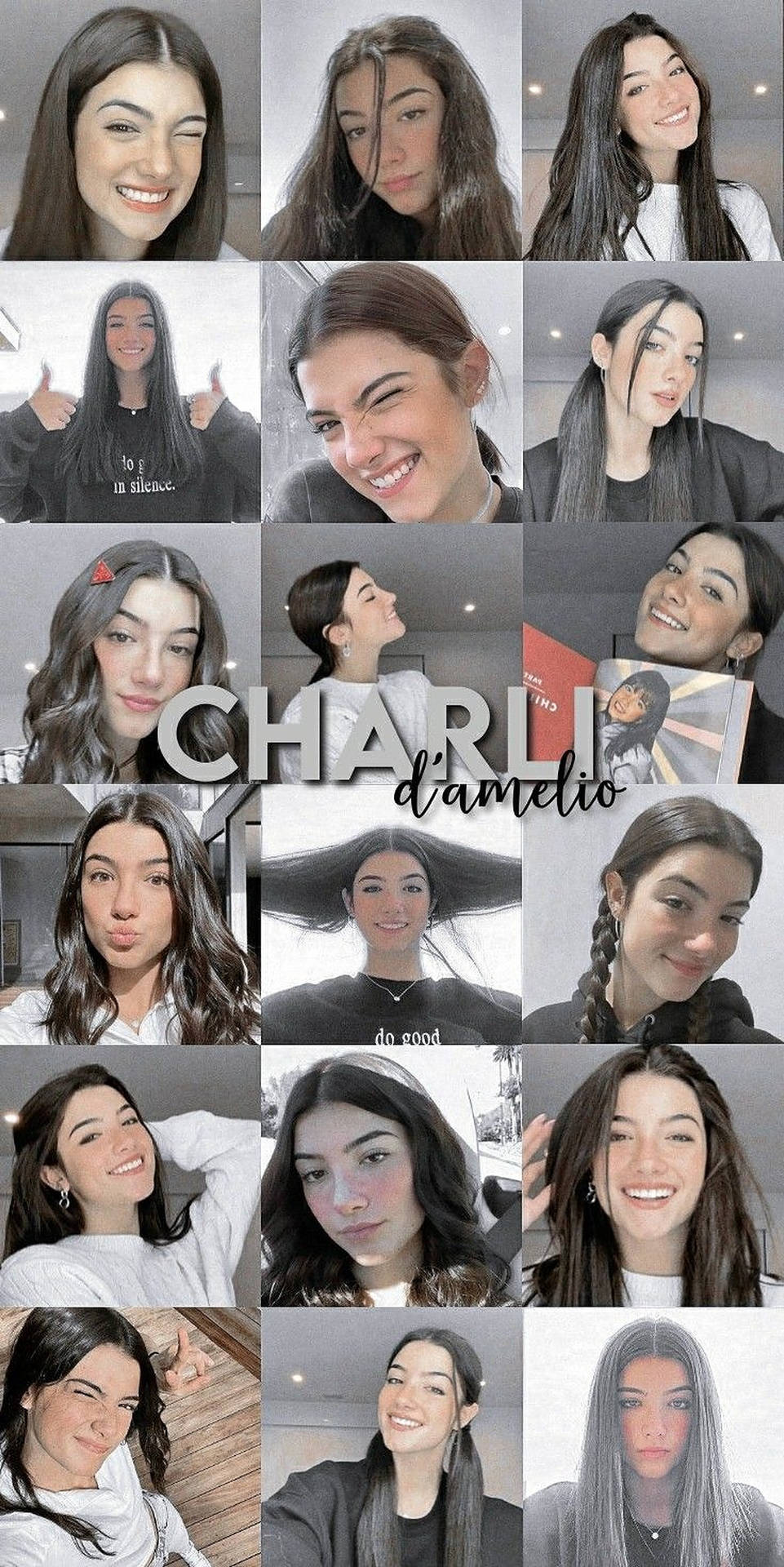 Charli D'amelio Aesthetic Collage