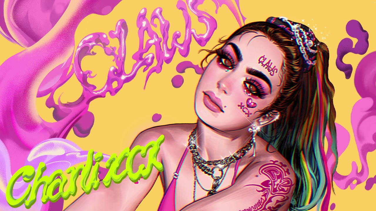 Charli Xcx Claws Caricature