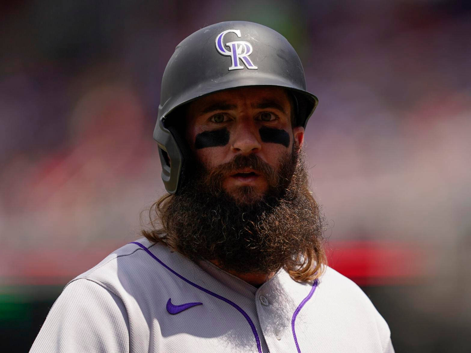 Charlie Blackmon Close-up Shot Background