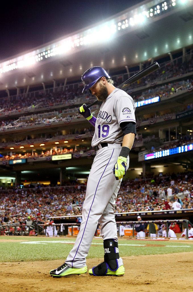 Charlie Blackmon Home Plate Background