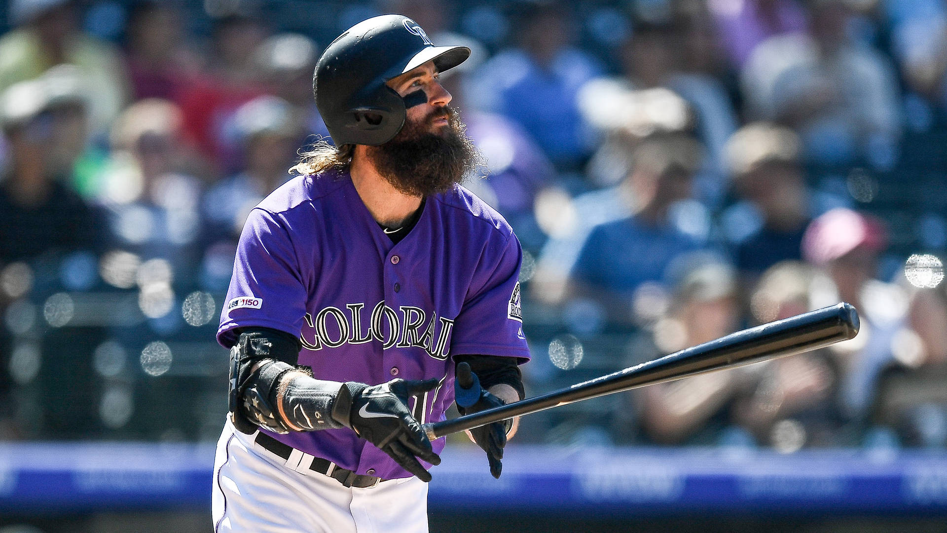 Charlie Blackmon Plays Background