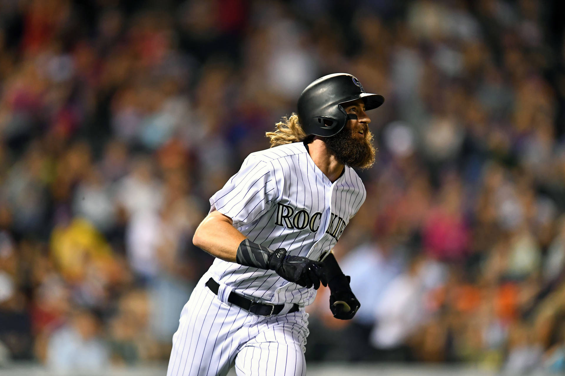 Charlie Blackmon Runs Background