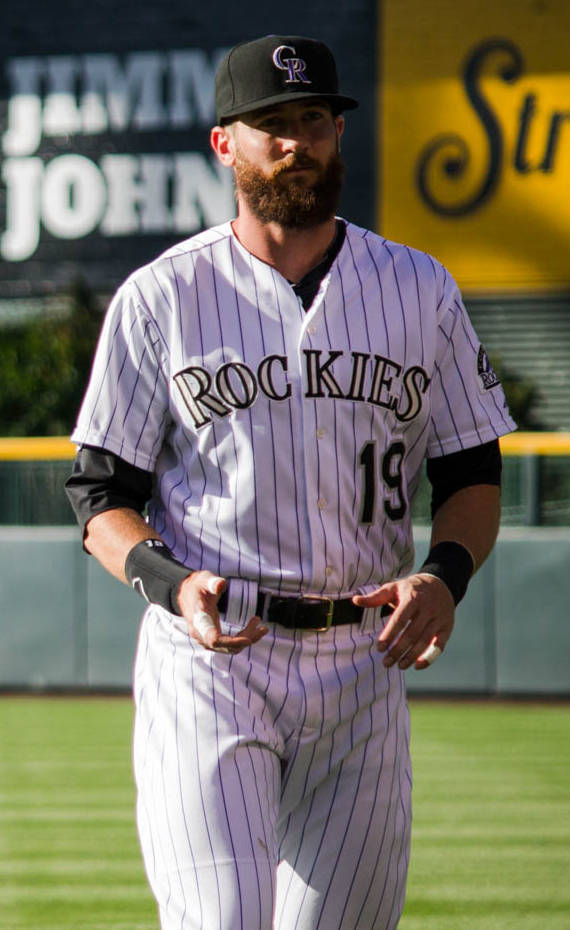 Charlie Blackmon Walking Sunny Day Background