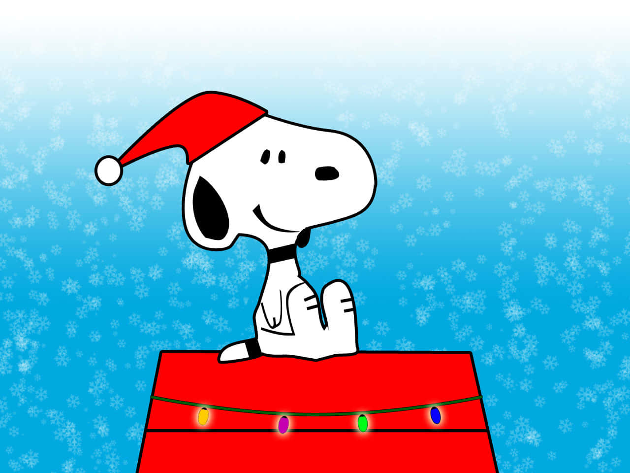 Charlie Brown Celebrates The Joy And Wonder Of Christmas Background