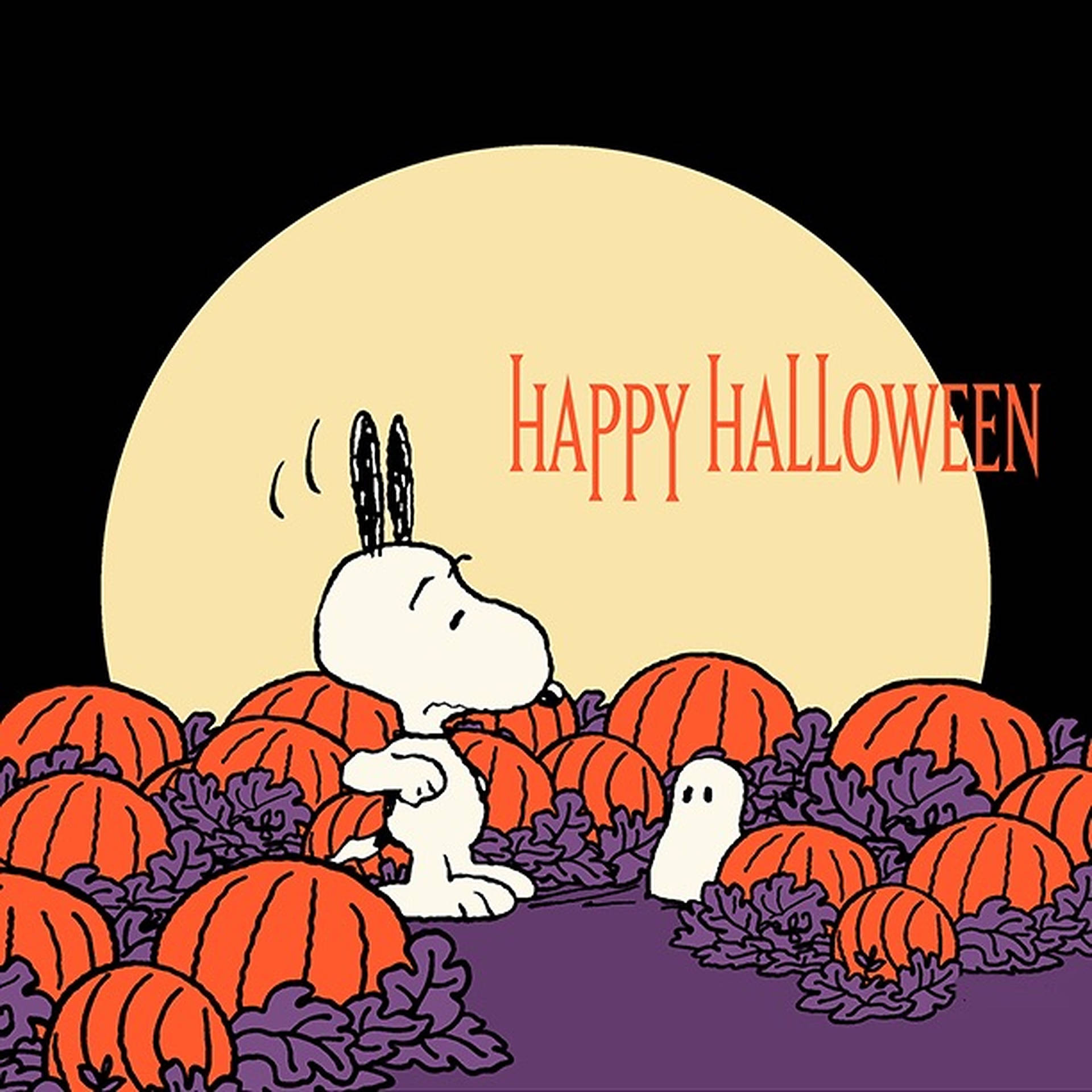 Charlie Brown Halloween Snoopy Vector Art