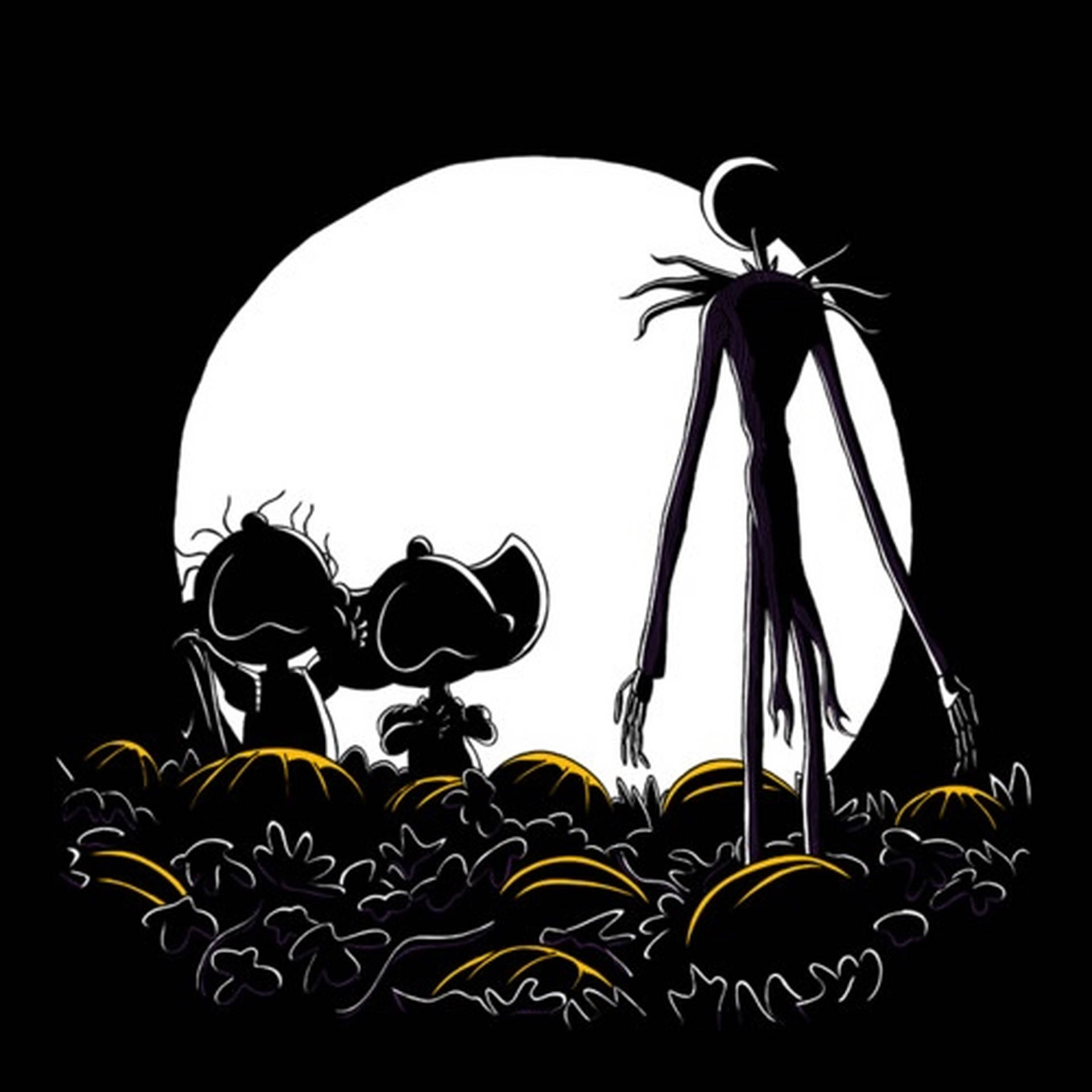 Charlie Brown Halloween Vector Art Background