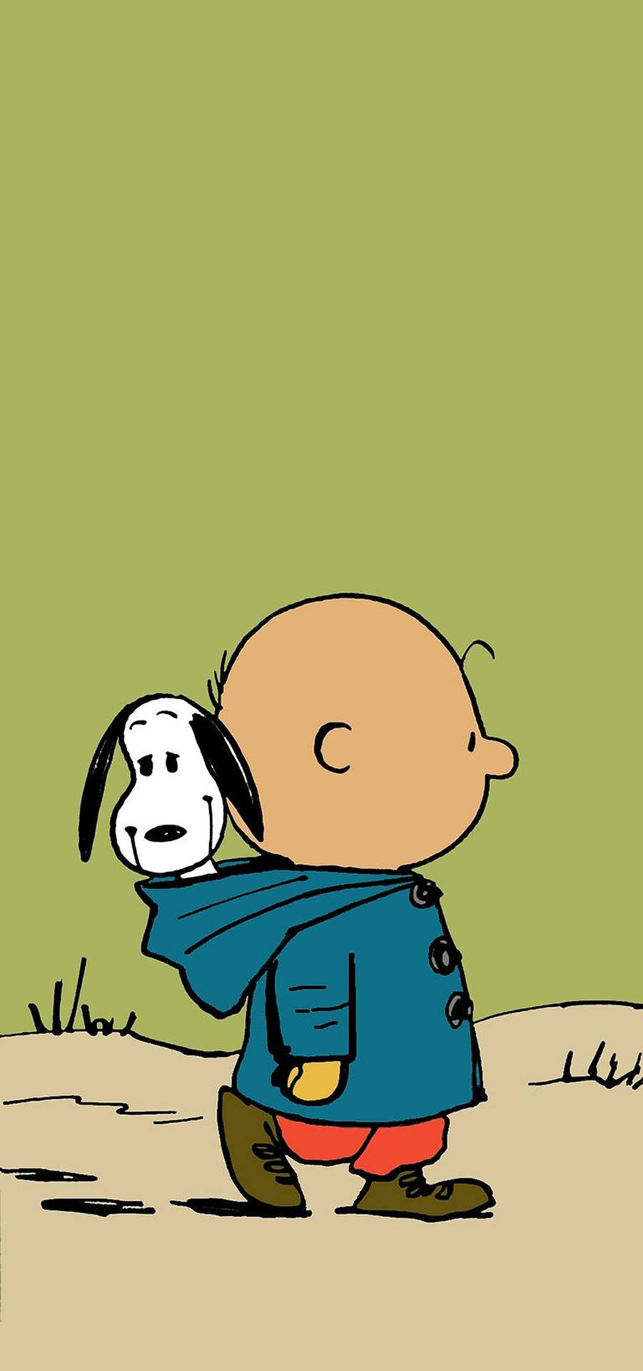 Charlie Brown In Hoodie Background