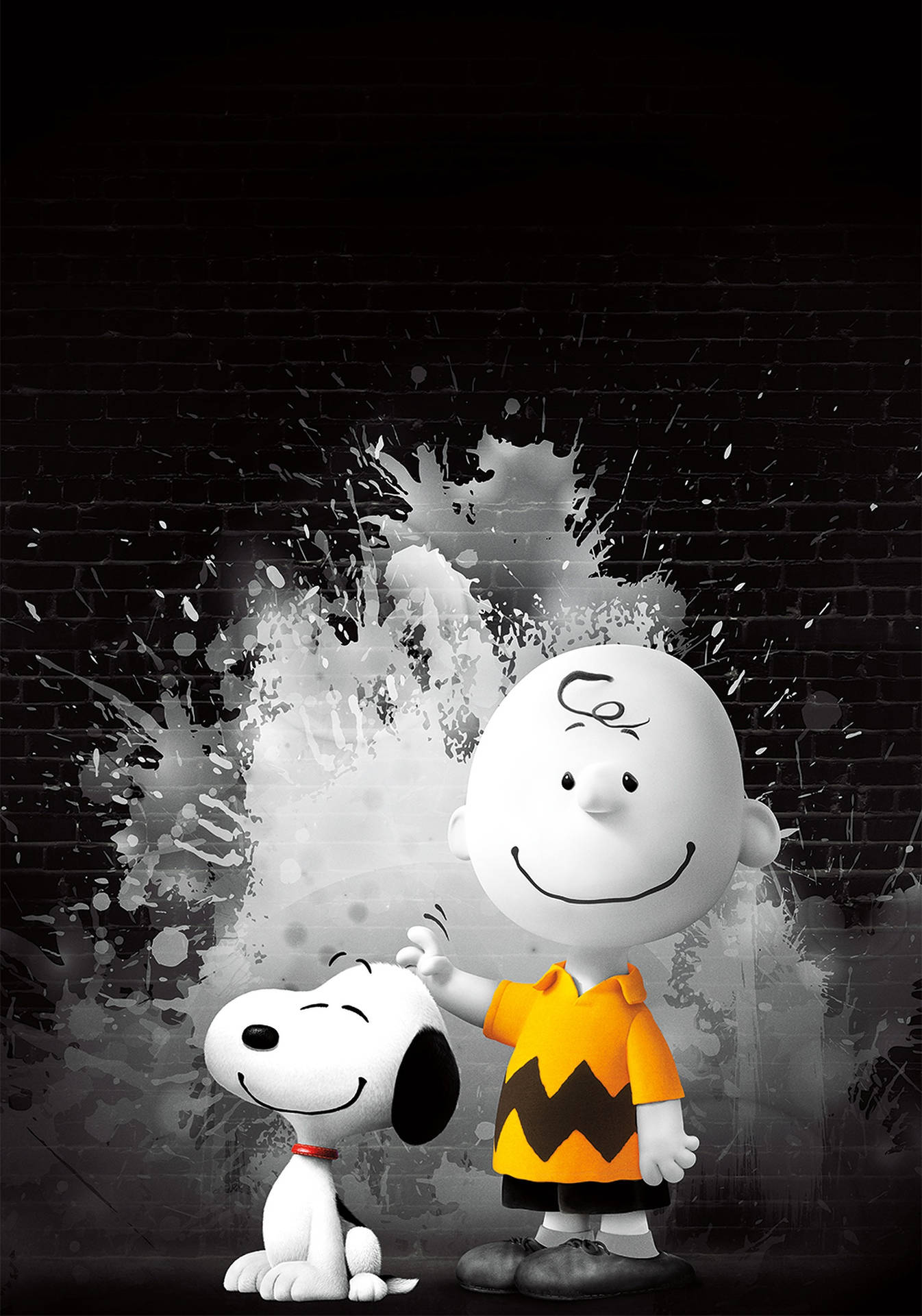 Charlie Brown Monochromatic Poster