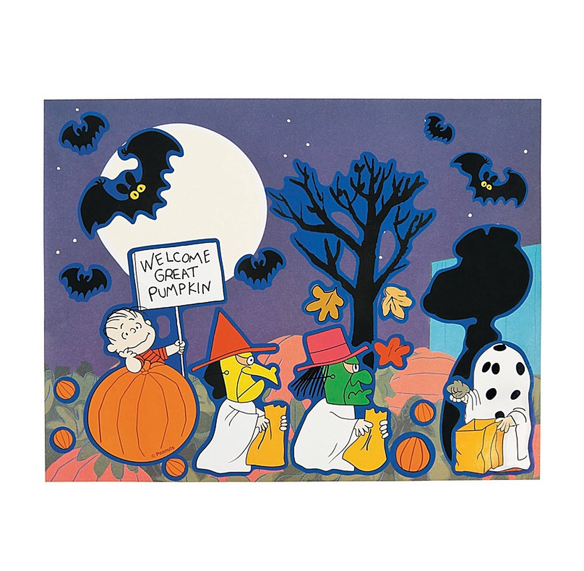 Charlie Brown Vector Halloween Art Background