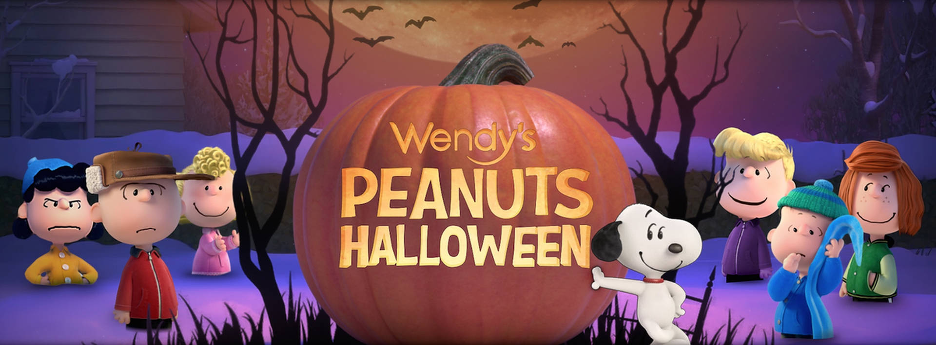 Charlie Brown Wendy’s Peanuts Halloween Background