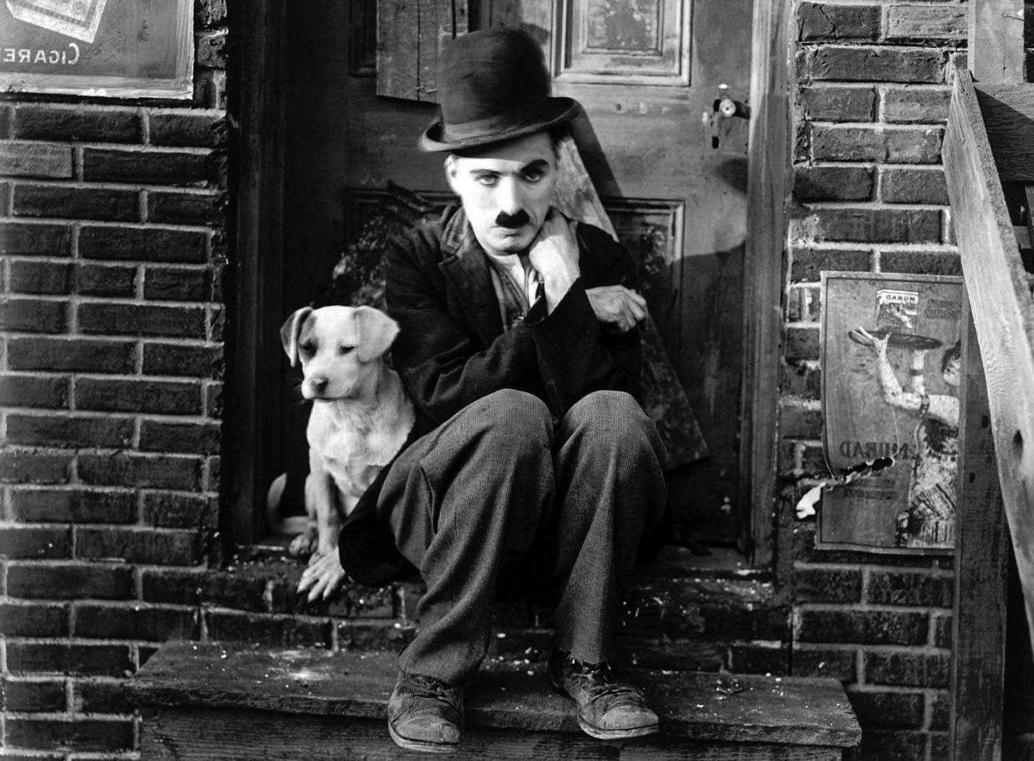 Charlie Chaplin And His Loyal Companion Background
