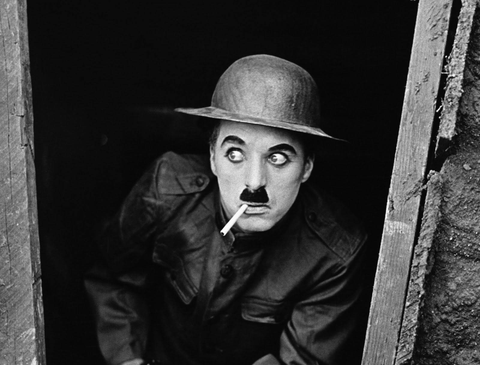 Charlie Chaplin Smoking Background