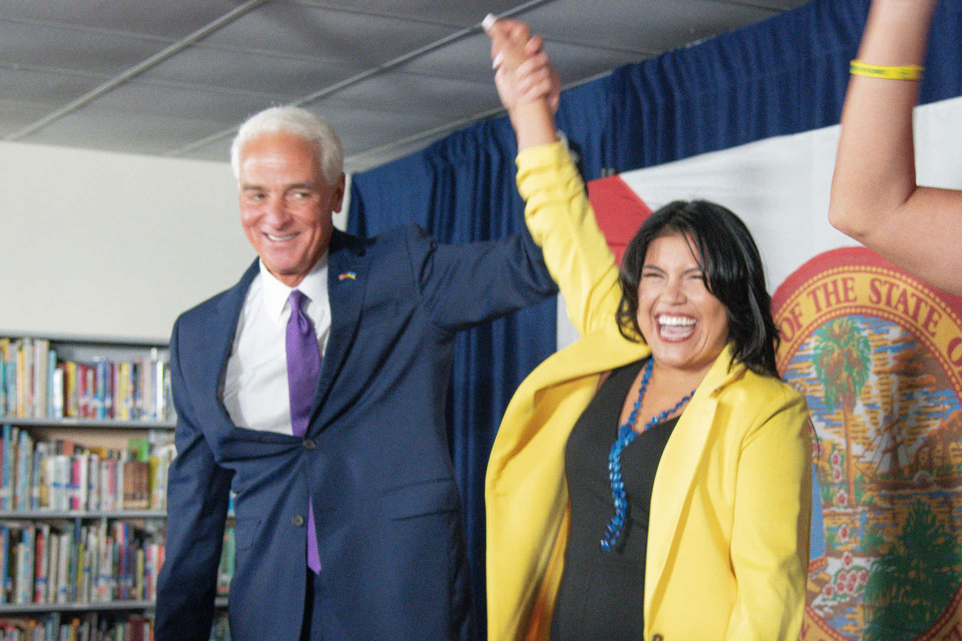 Charlie Crist And Karla Hernandez-mats Background