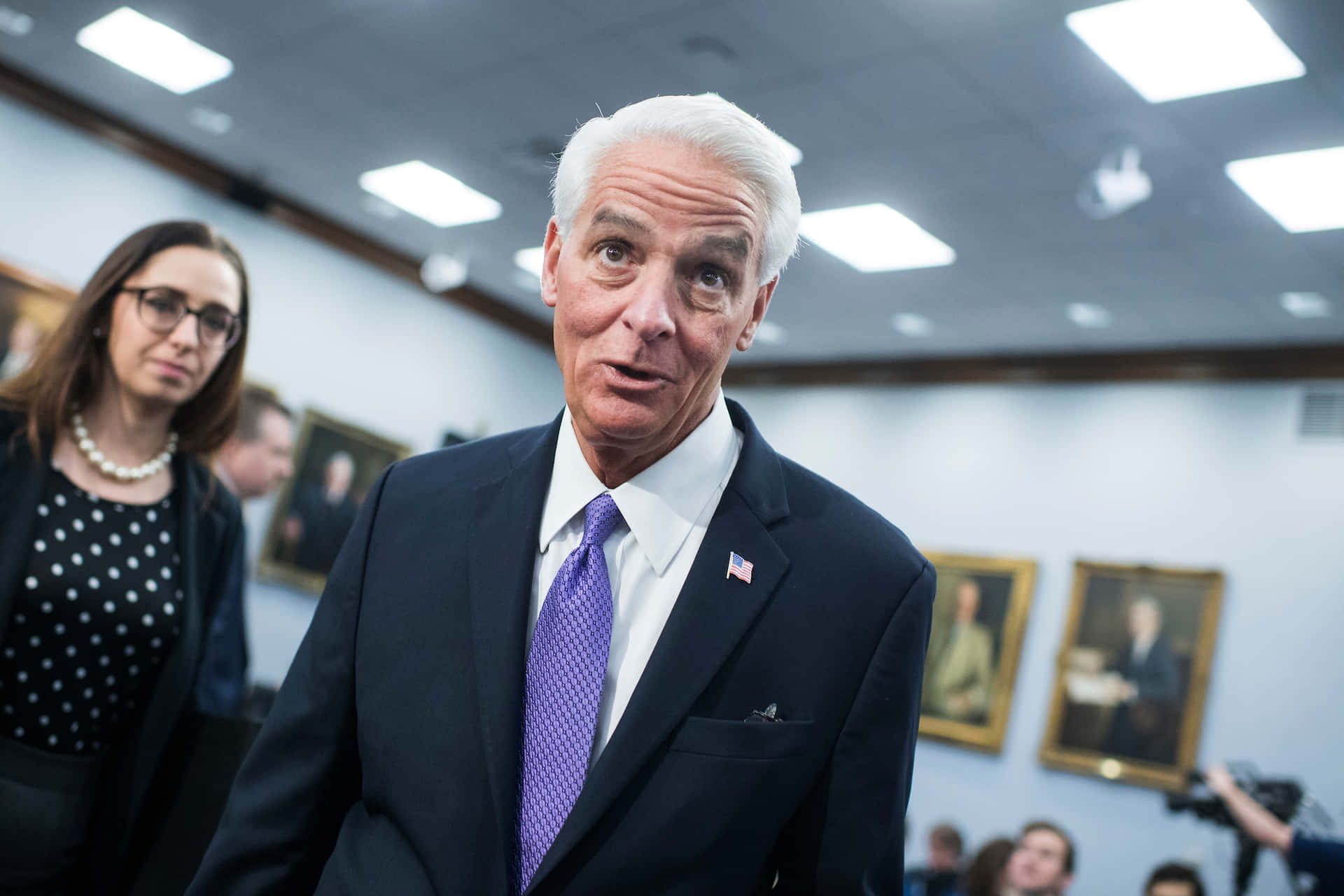 Charlie Crist Contemplating The Future Background