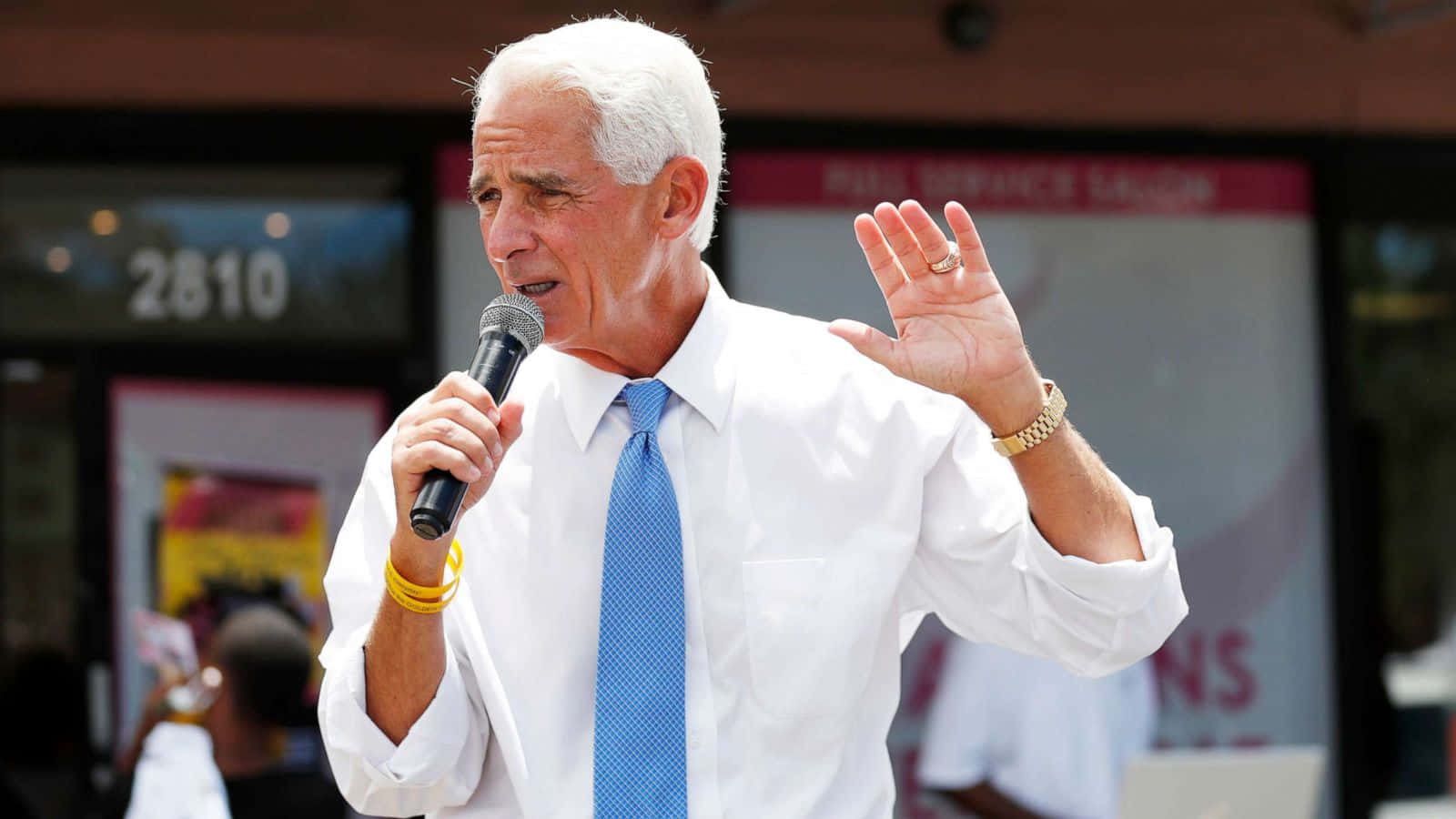 Charlie Crist Delivering Speech