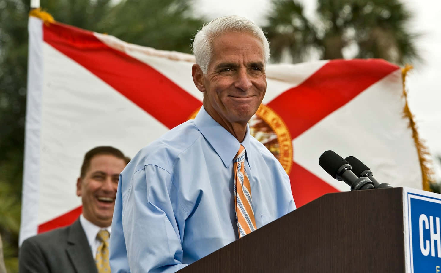 Charlie Crist Happy Smile Background