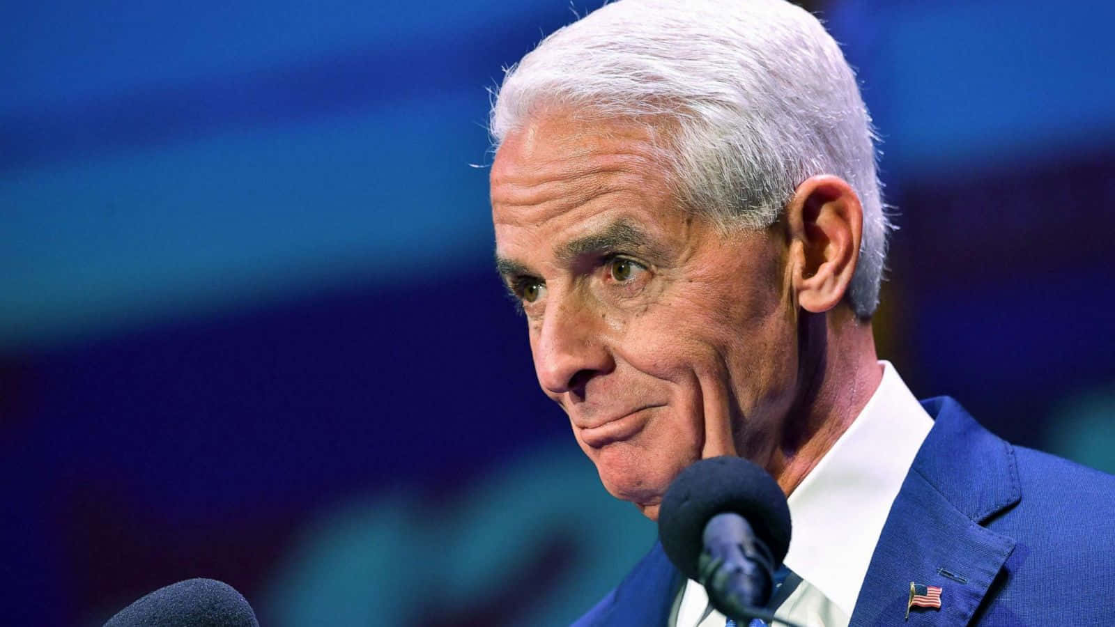 Charlie Crist Smirking Background