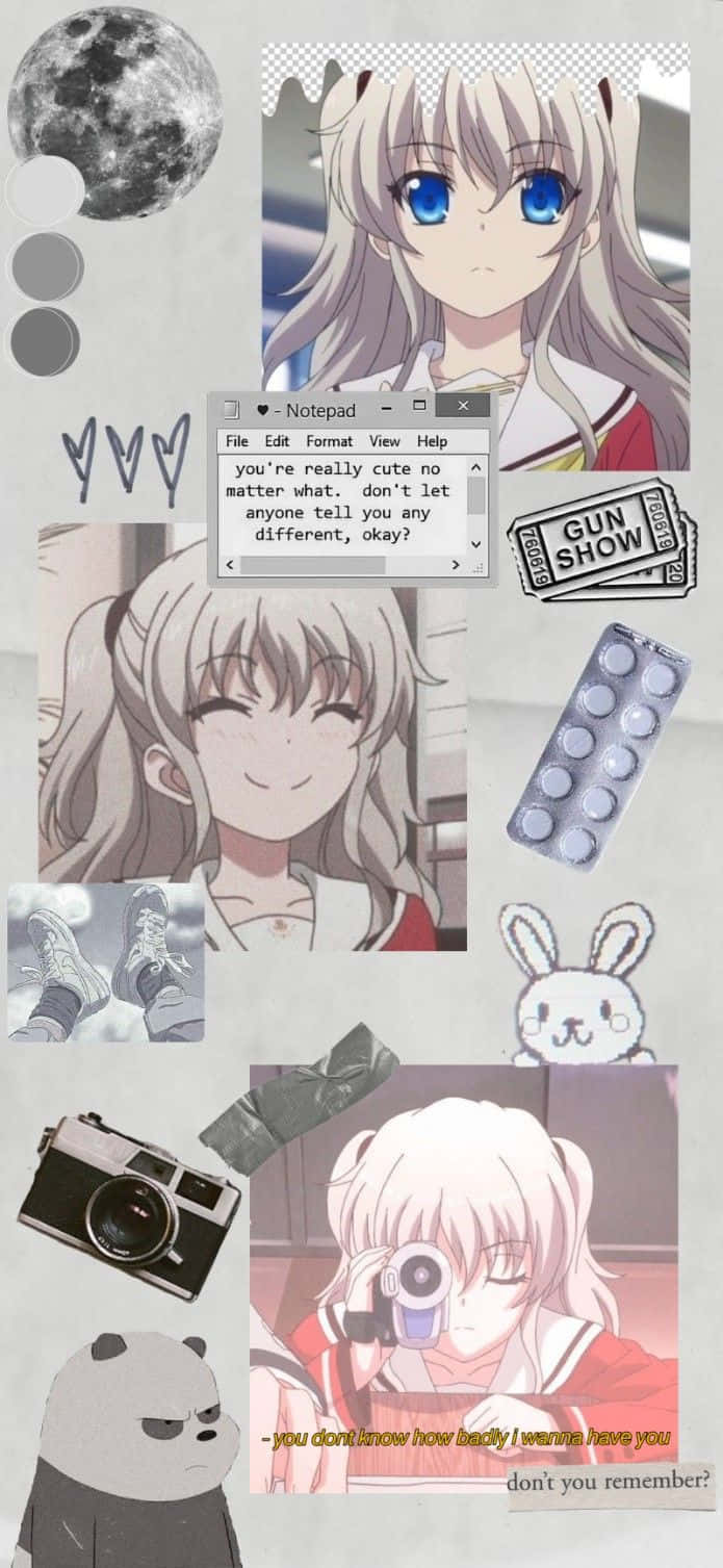 Charlotte Anime Nao Wallpaper Background