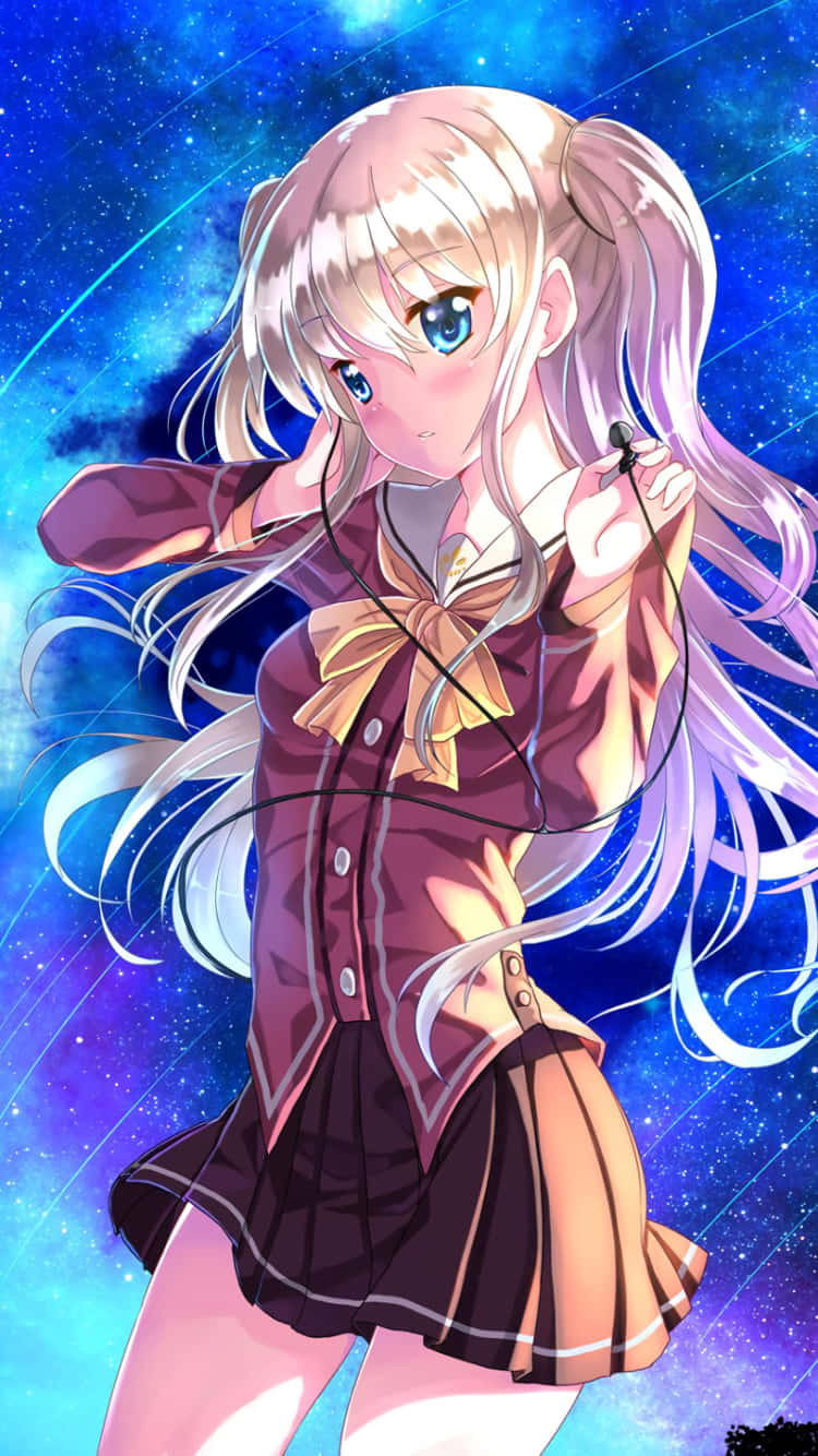 Charlotte Anime Nao With Headset