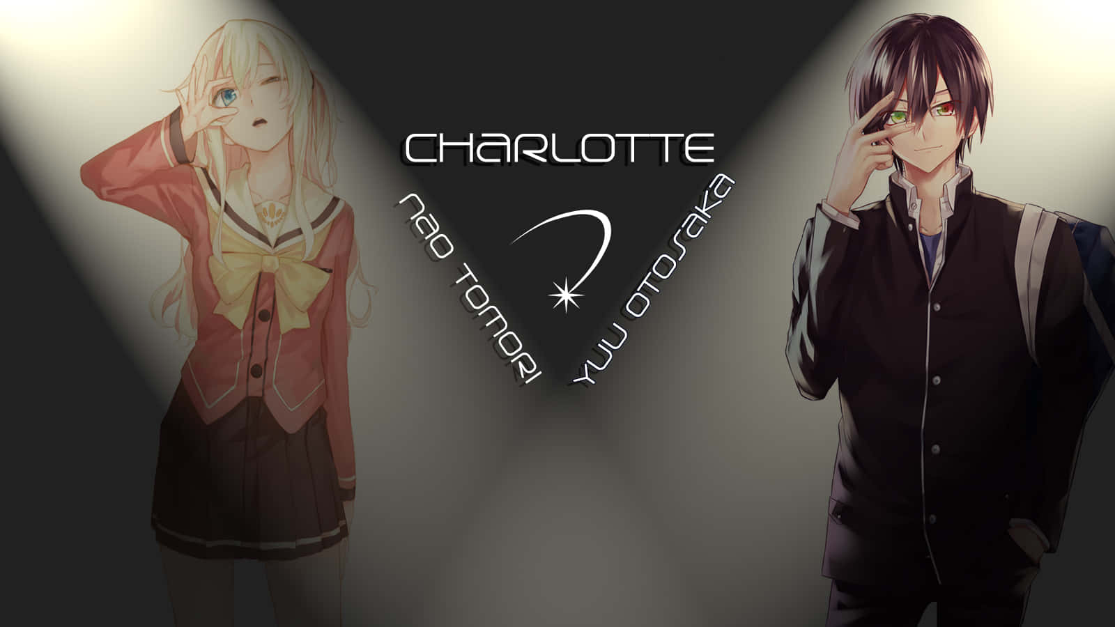 Charlotte Anime Nao & Yuu Background