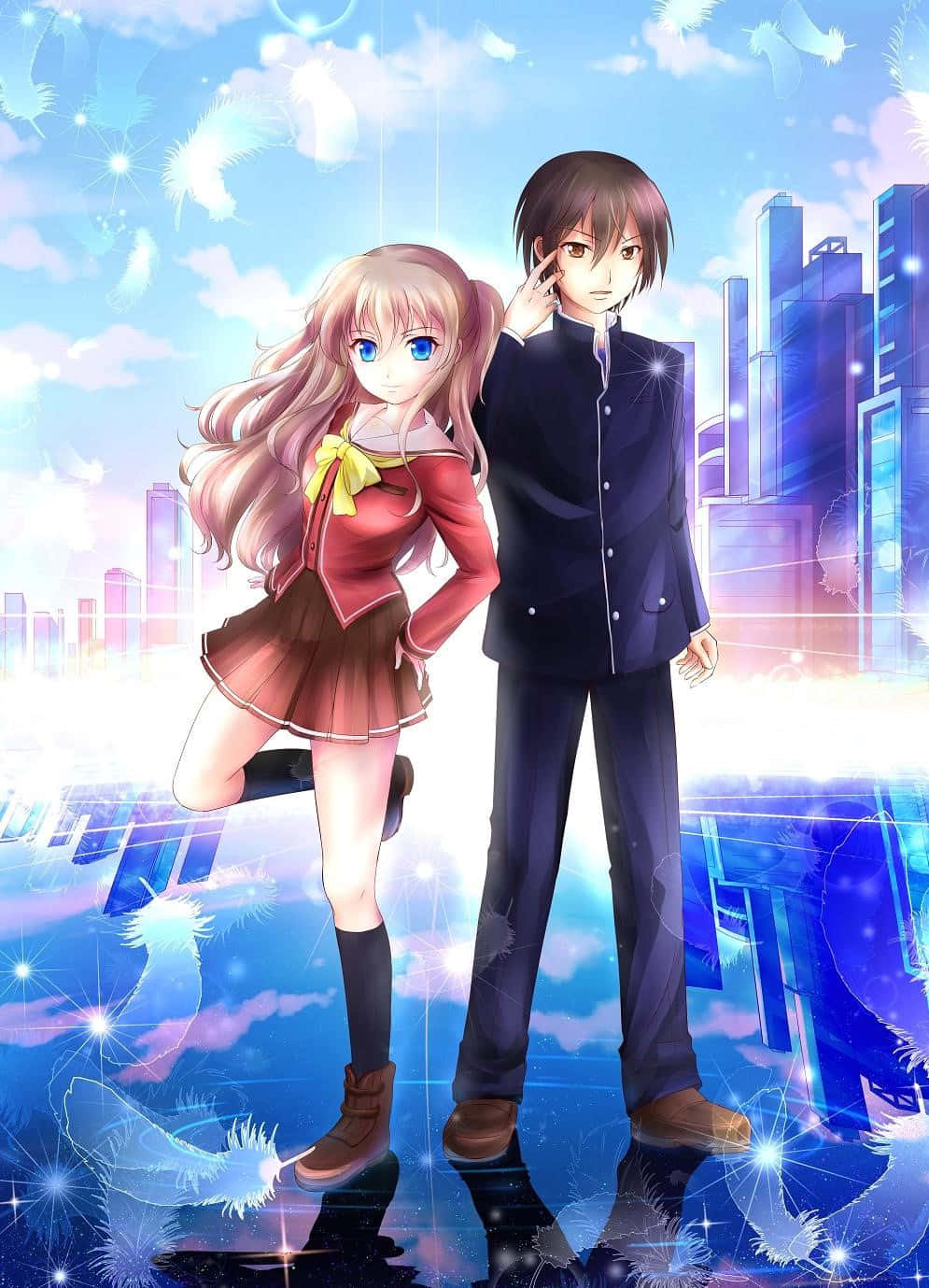 Charlotte Anime Scattered Feather