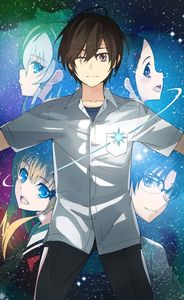 Charlotte Anime Yuu With Star Background