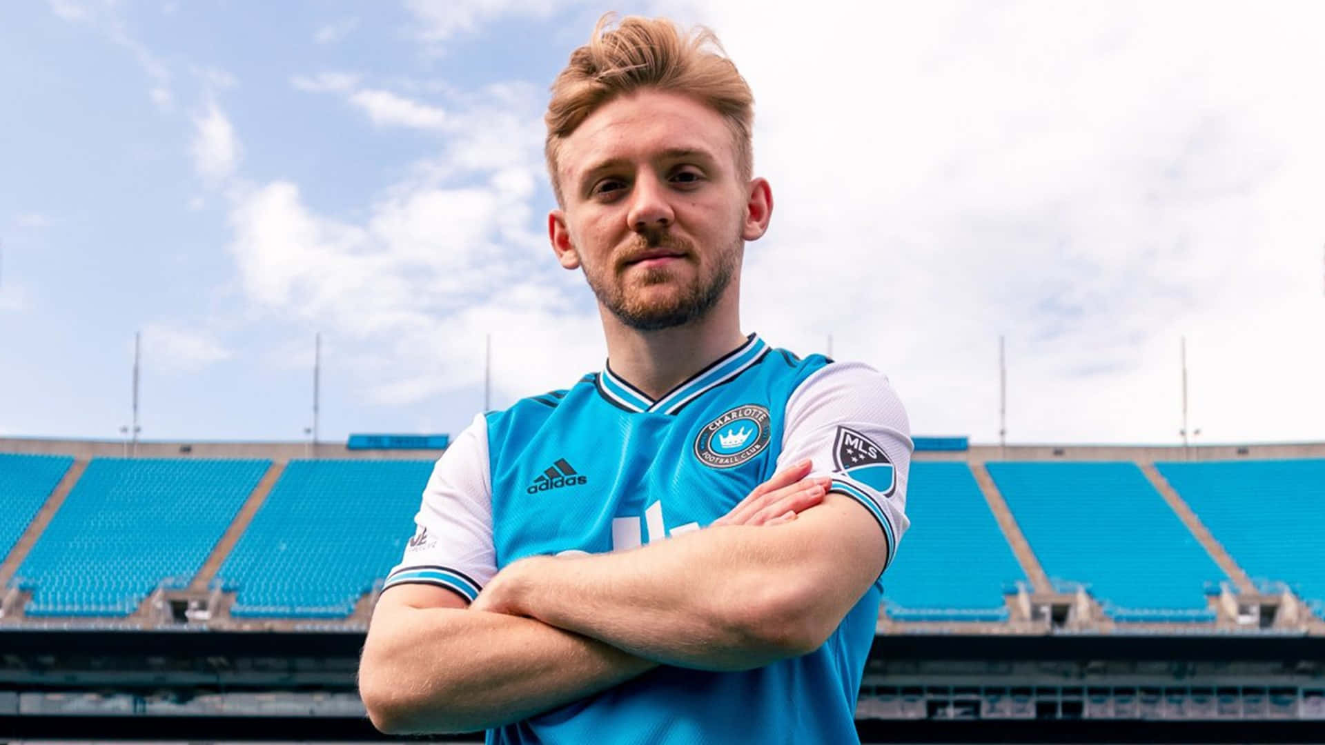 Charlotte Fc Kamil Jozwiak In Stadium Background