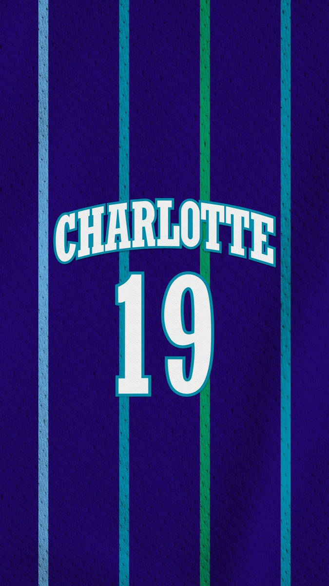 Charlotte Hornets Number 19 Background