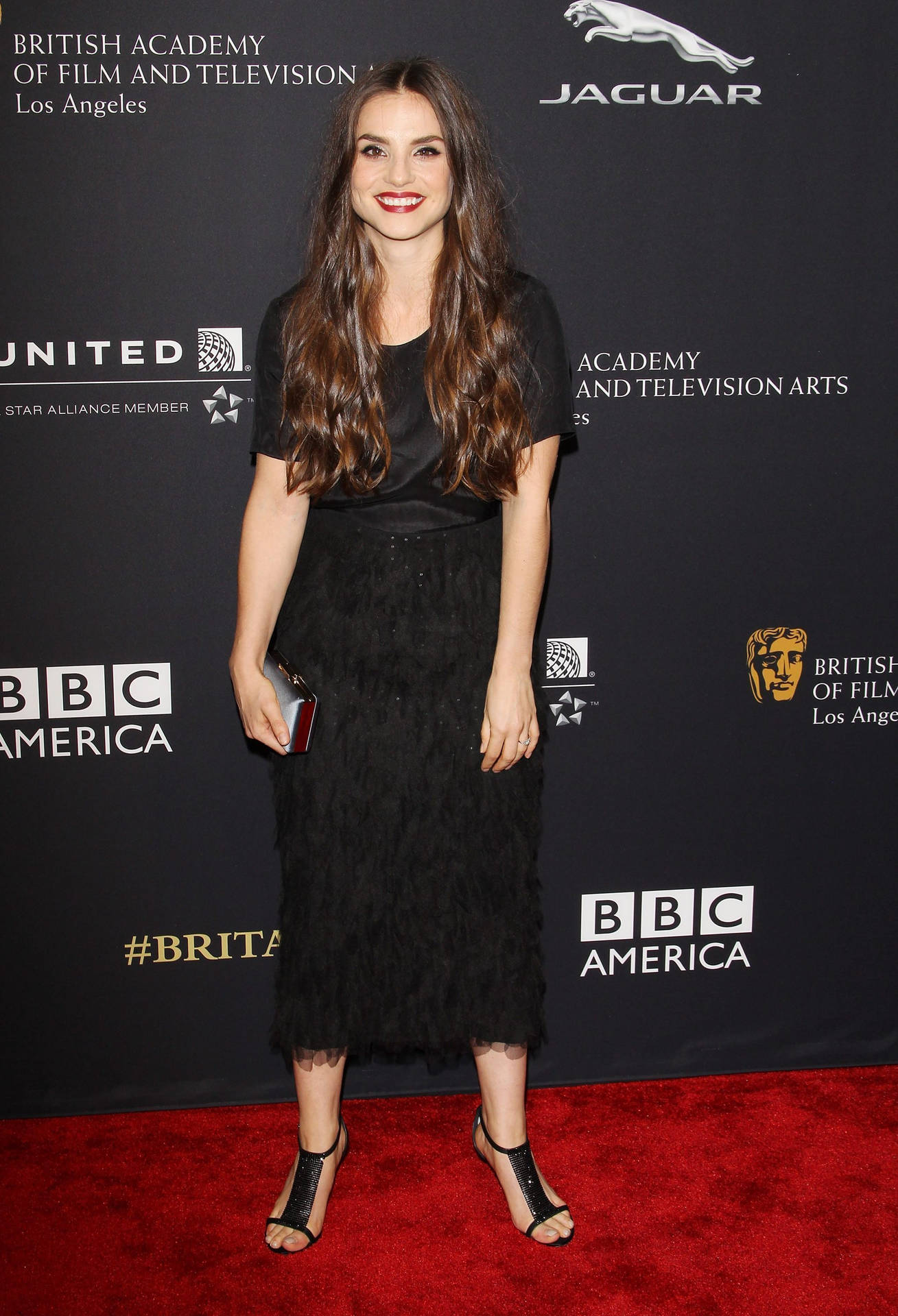 Charlotte Riley In Stunning Black Dress