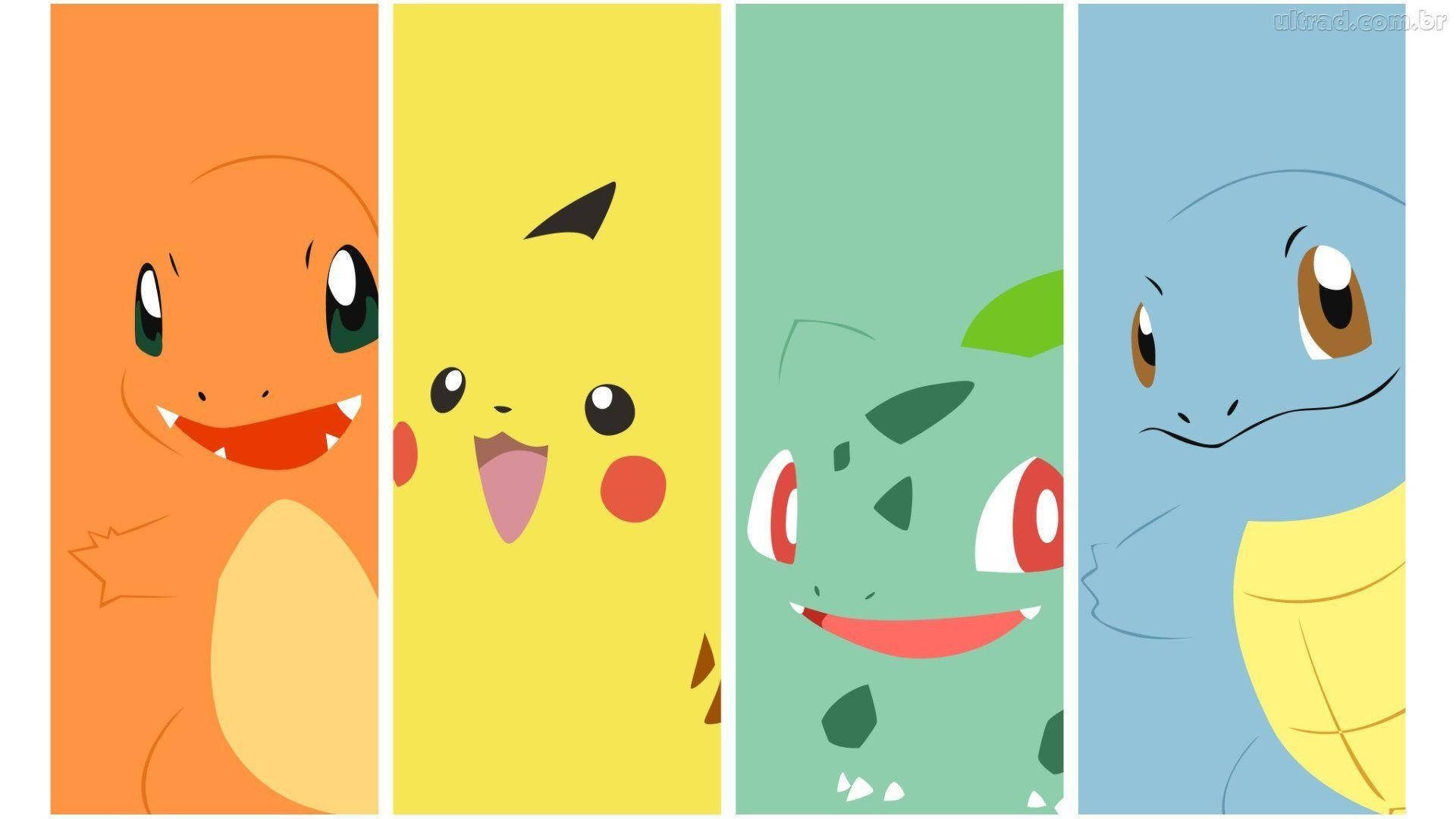 Charmander And Pokémon Characters Background