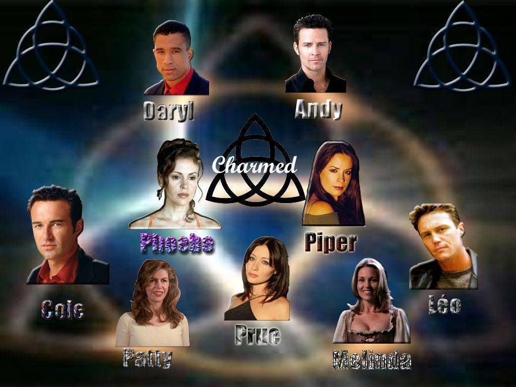 Charmed Show Characters With Names Background