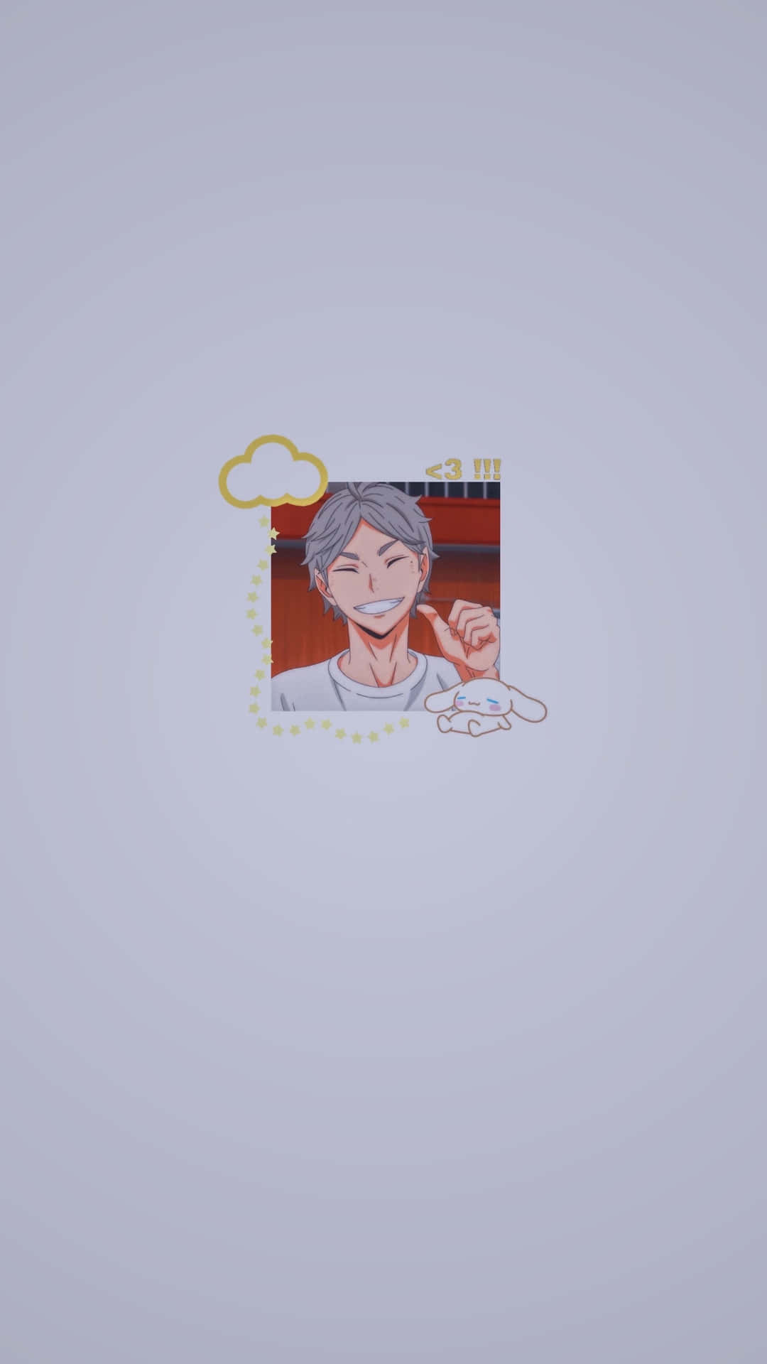 Charming Anime Character Keychain Background