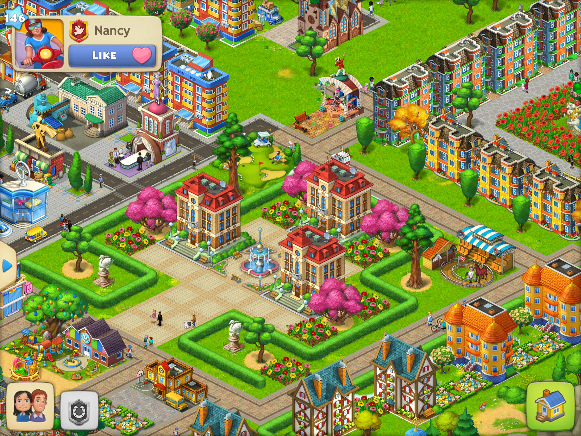 Charming Farm Town In Hay Day Background
