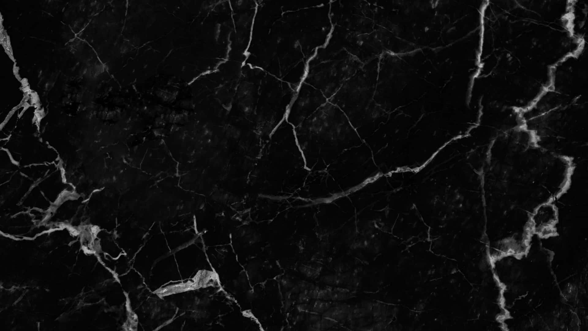 Charming Glossy Black Marble Texture Background