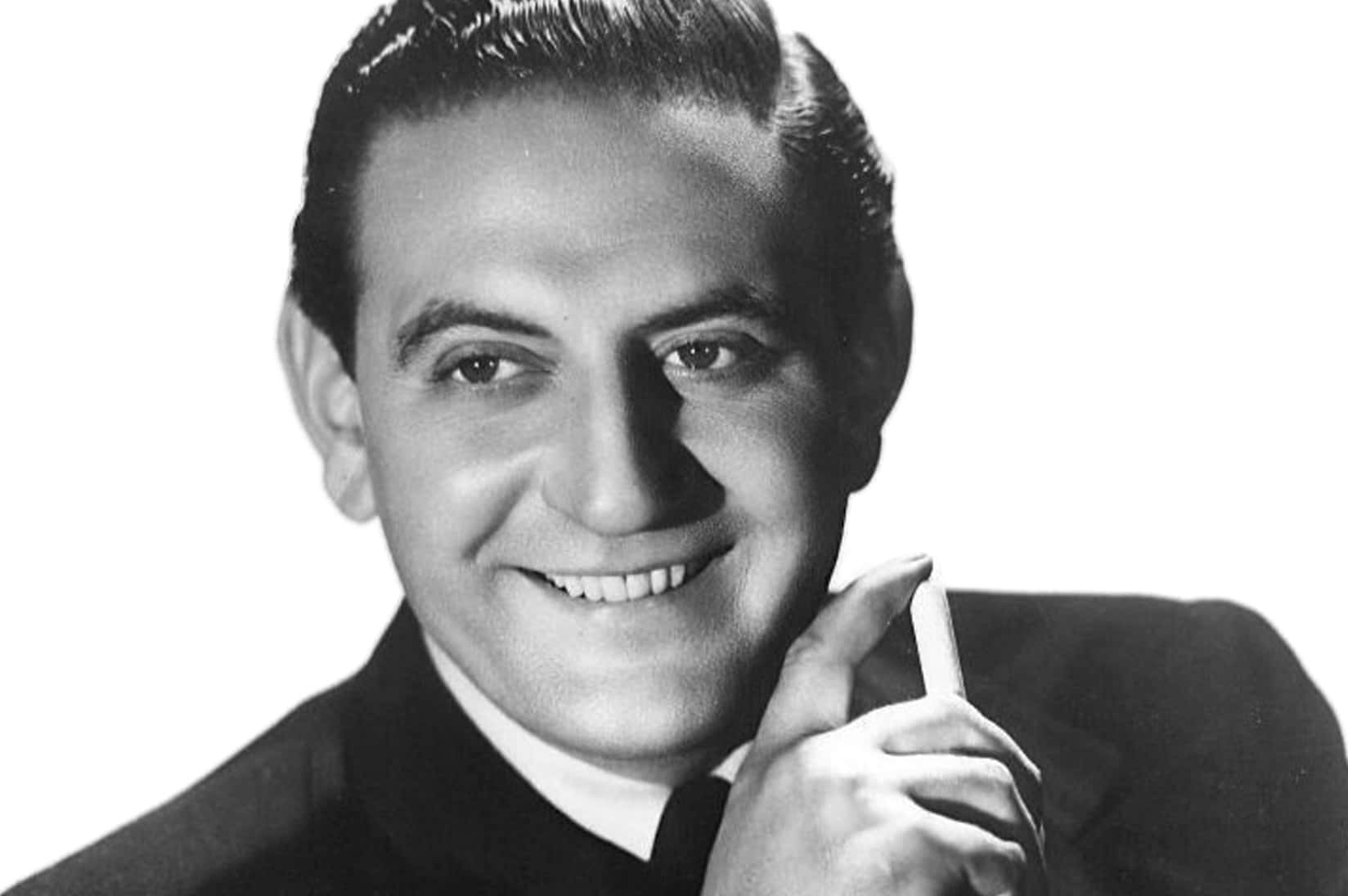 Charming Guy Lombardo Portrait Background