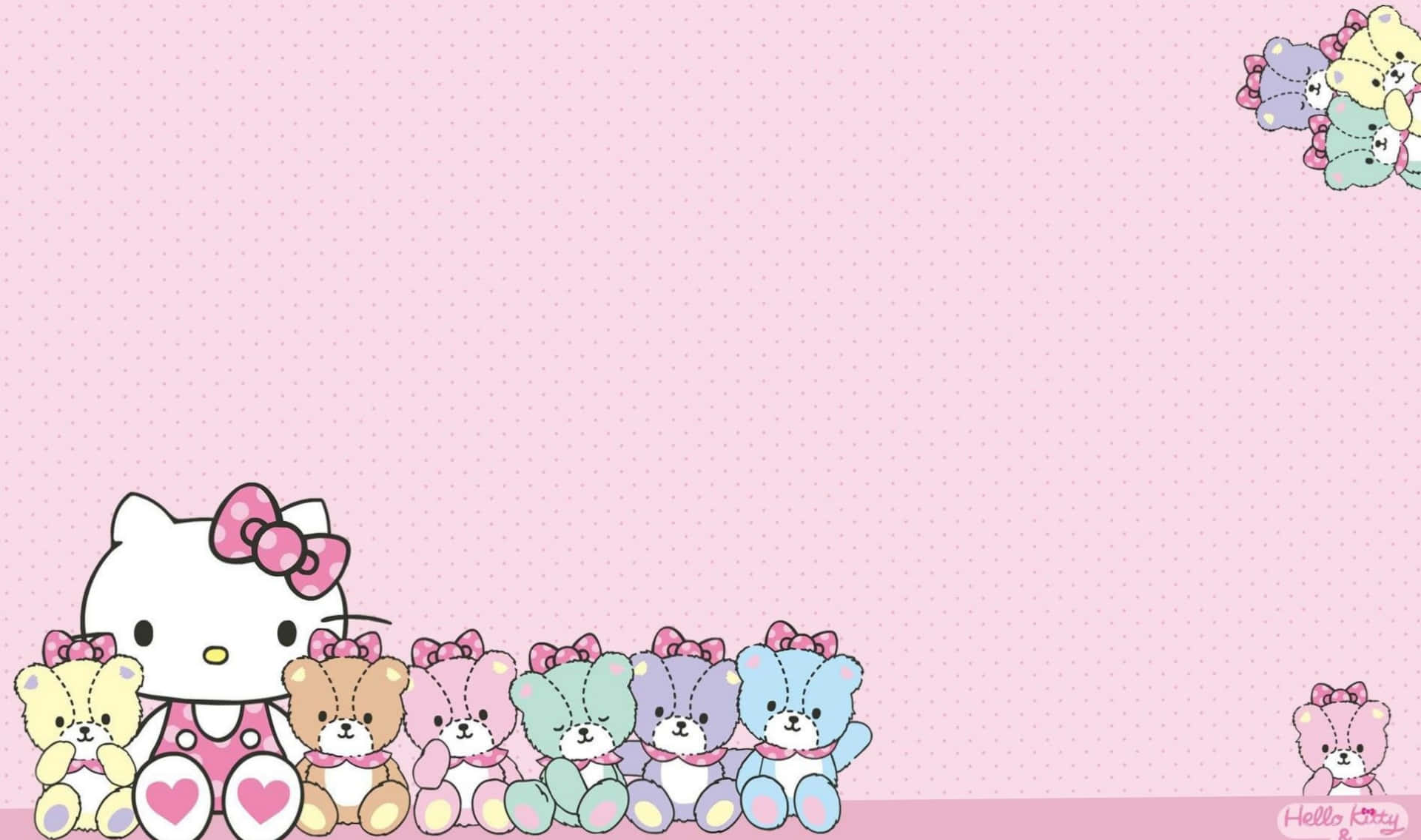 Charming Hello Kitty Laptop Background Background