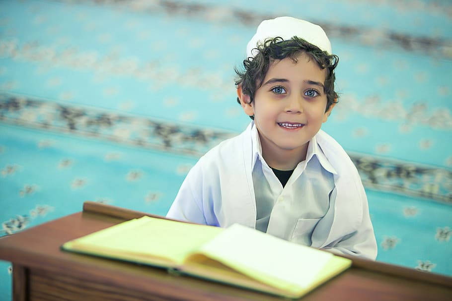 Charming Islamic Boy Eyes