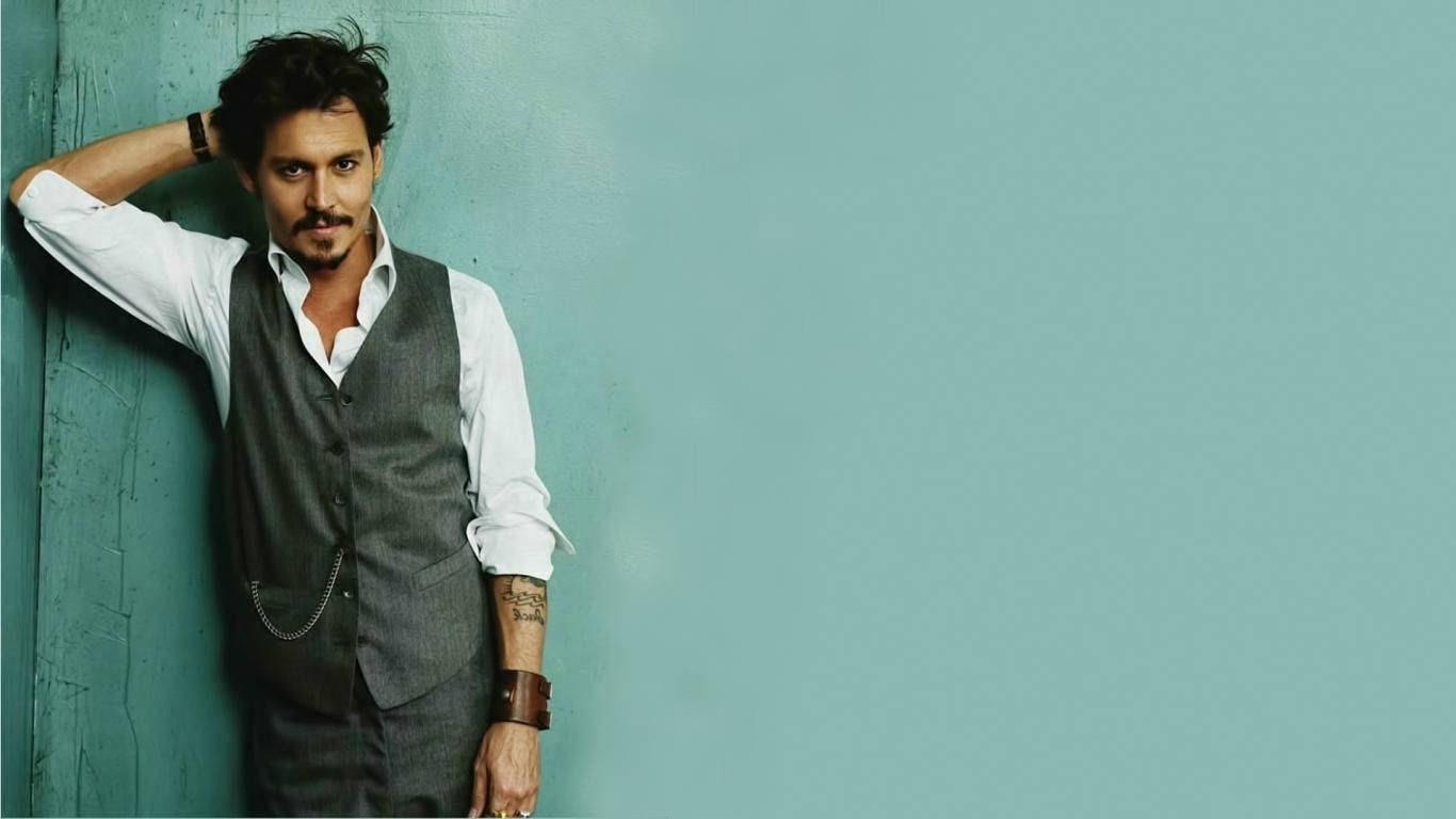 Charming Johnny Depp Background