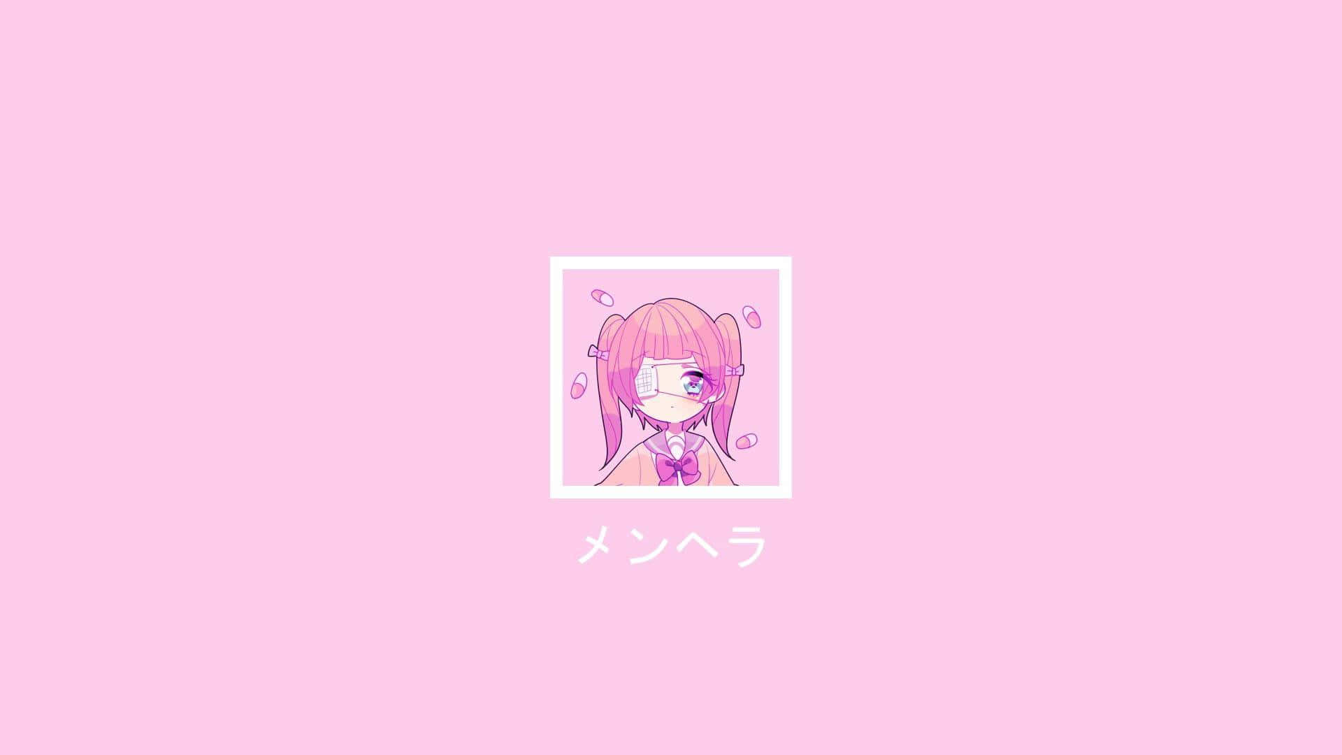 Charming Kawaii Pink Aesthetic Desktop Wallpaper Background