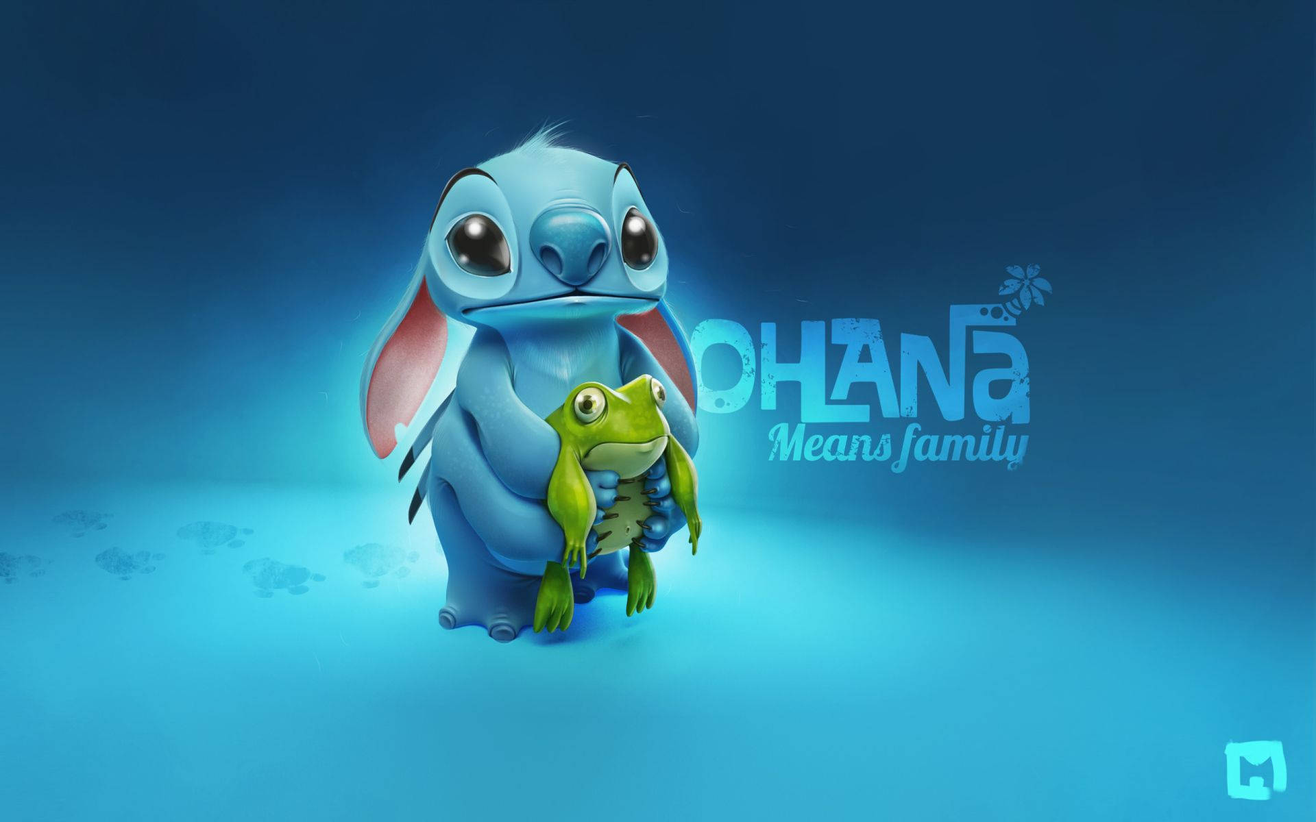 Charming Lilo And Stitch Ohana Background