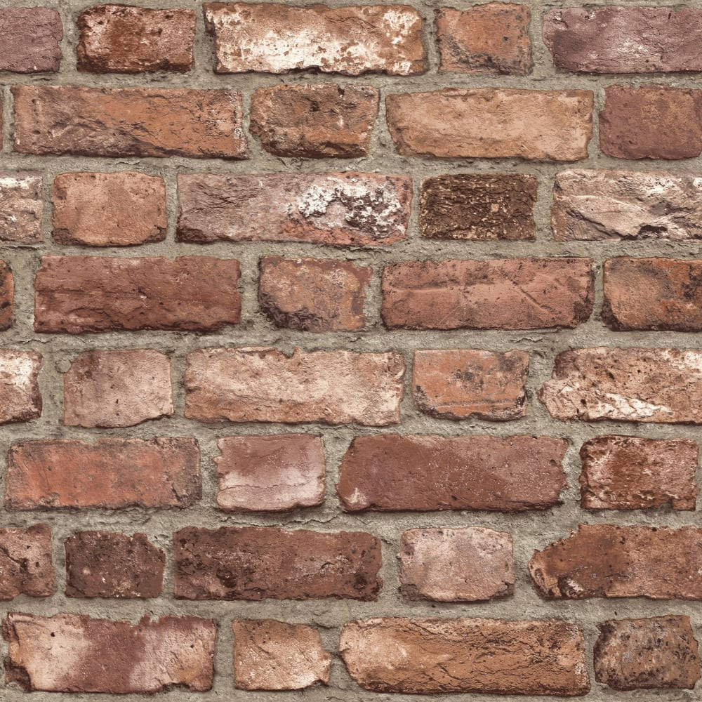 Charming Soft Brown Brick Texture Background