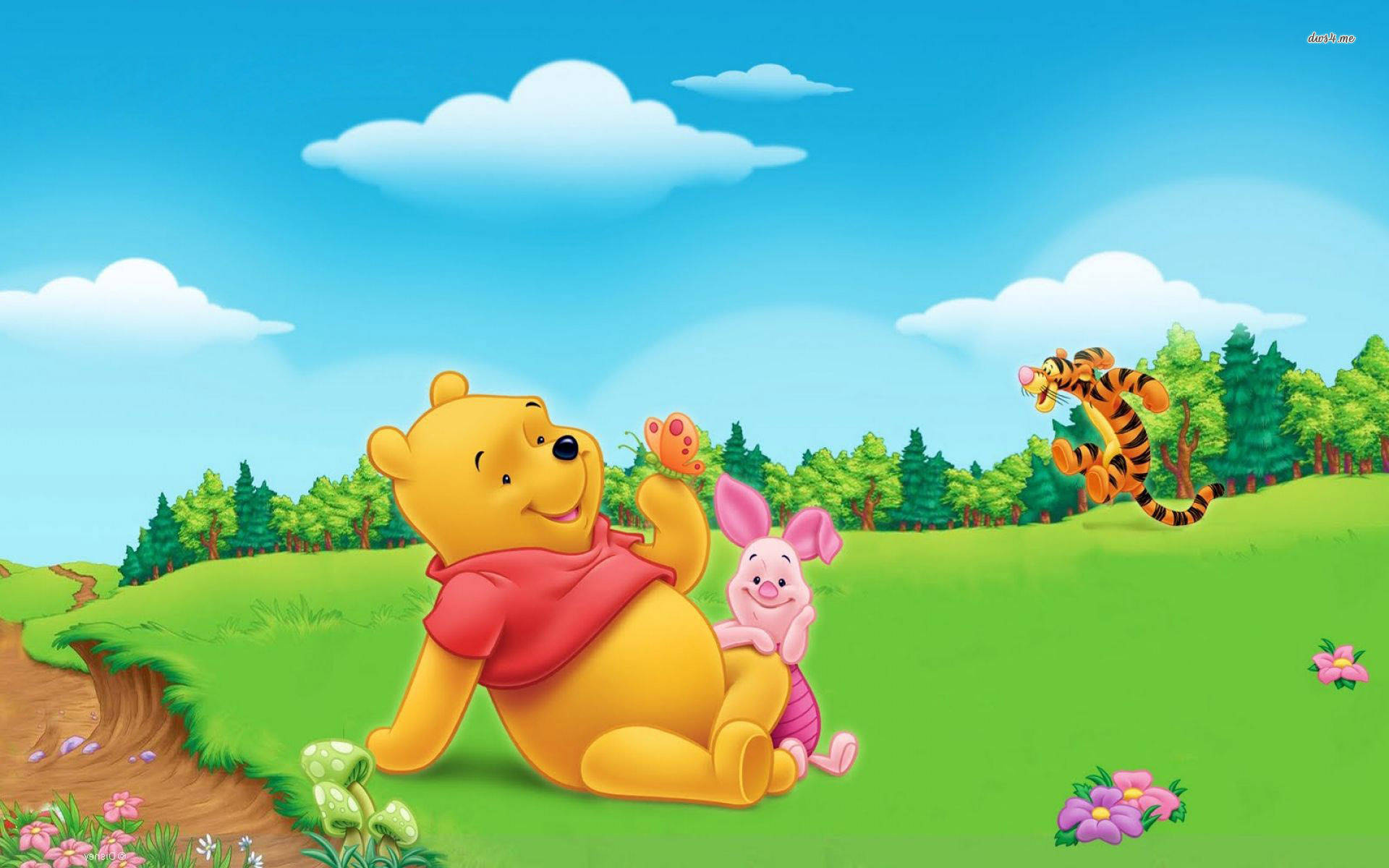Charming Winnie The Pooh Iphone Theme