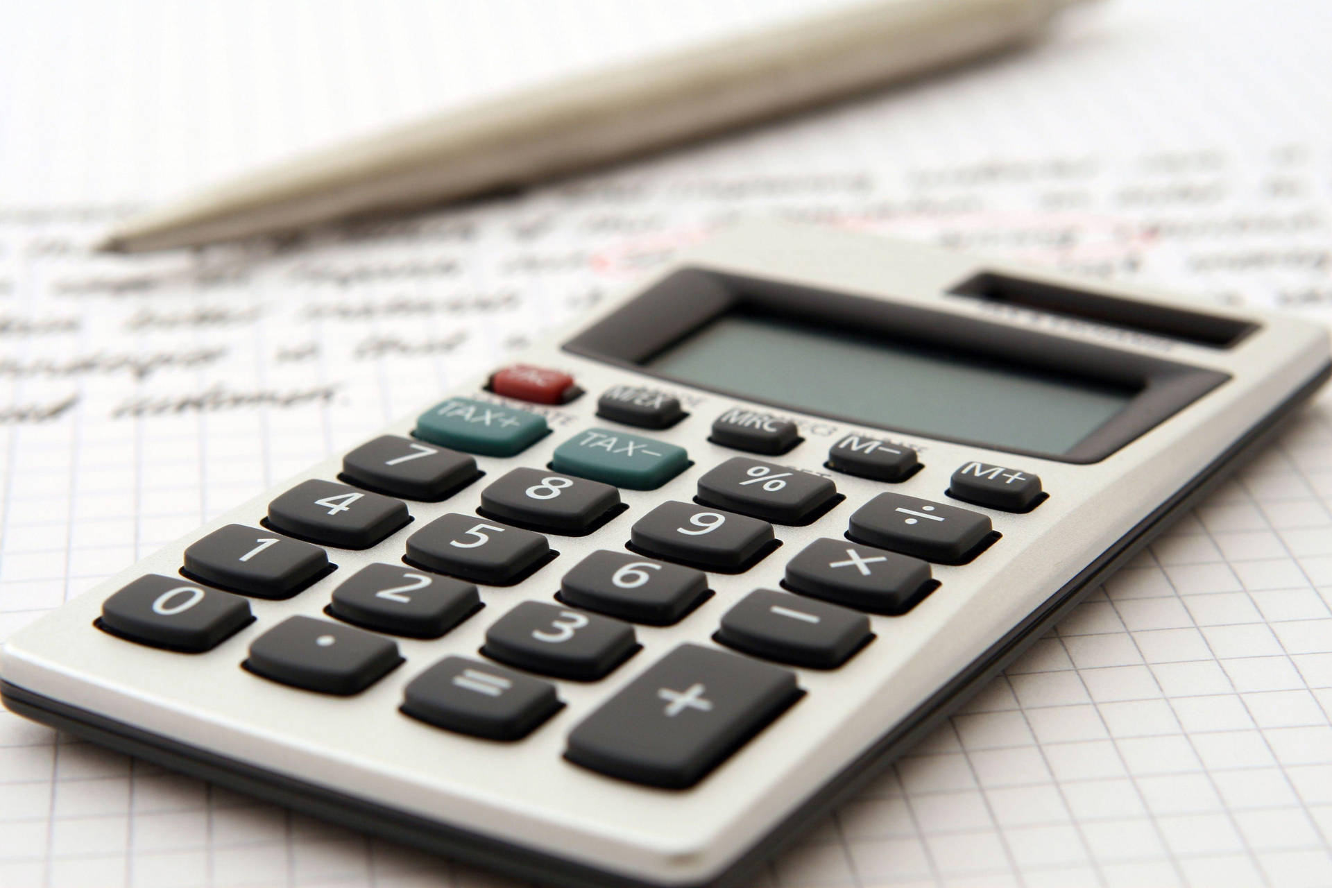 Chartered Accountant Calculator Background