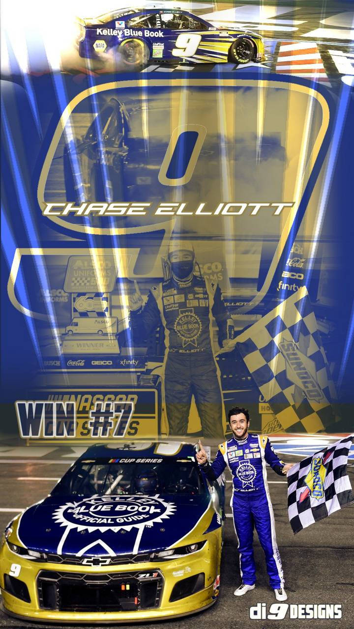 Chase Elliot Number 9 Poster